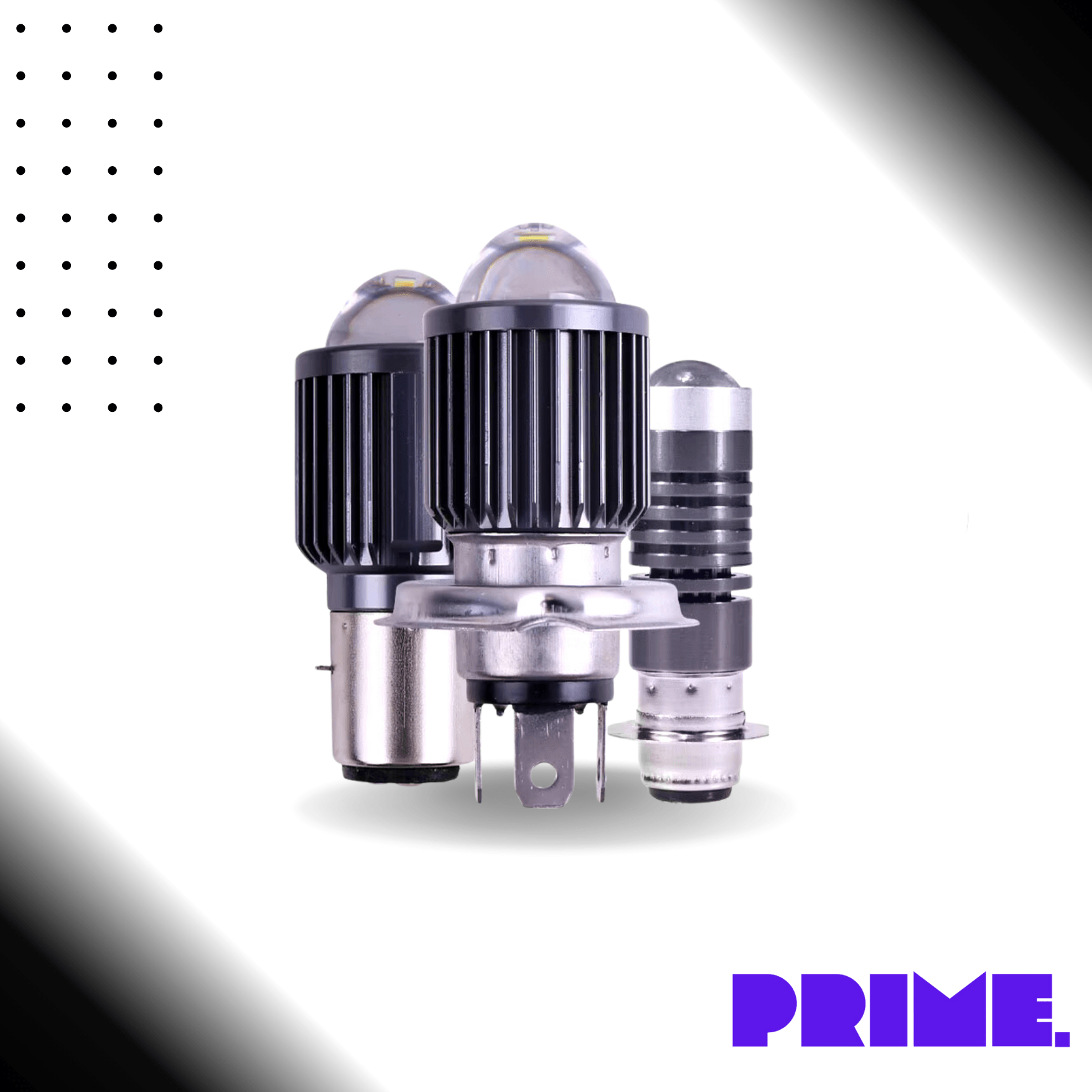 H4 LED Headlight Bulb - Prime Racing Components