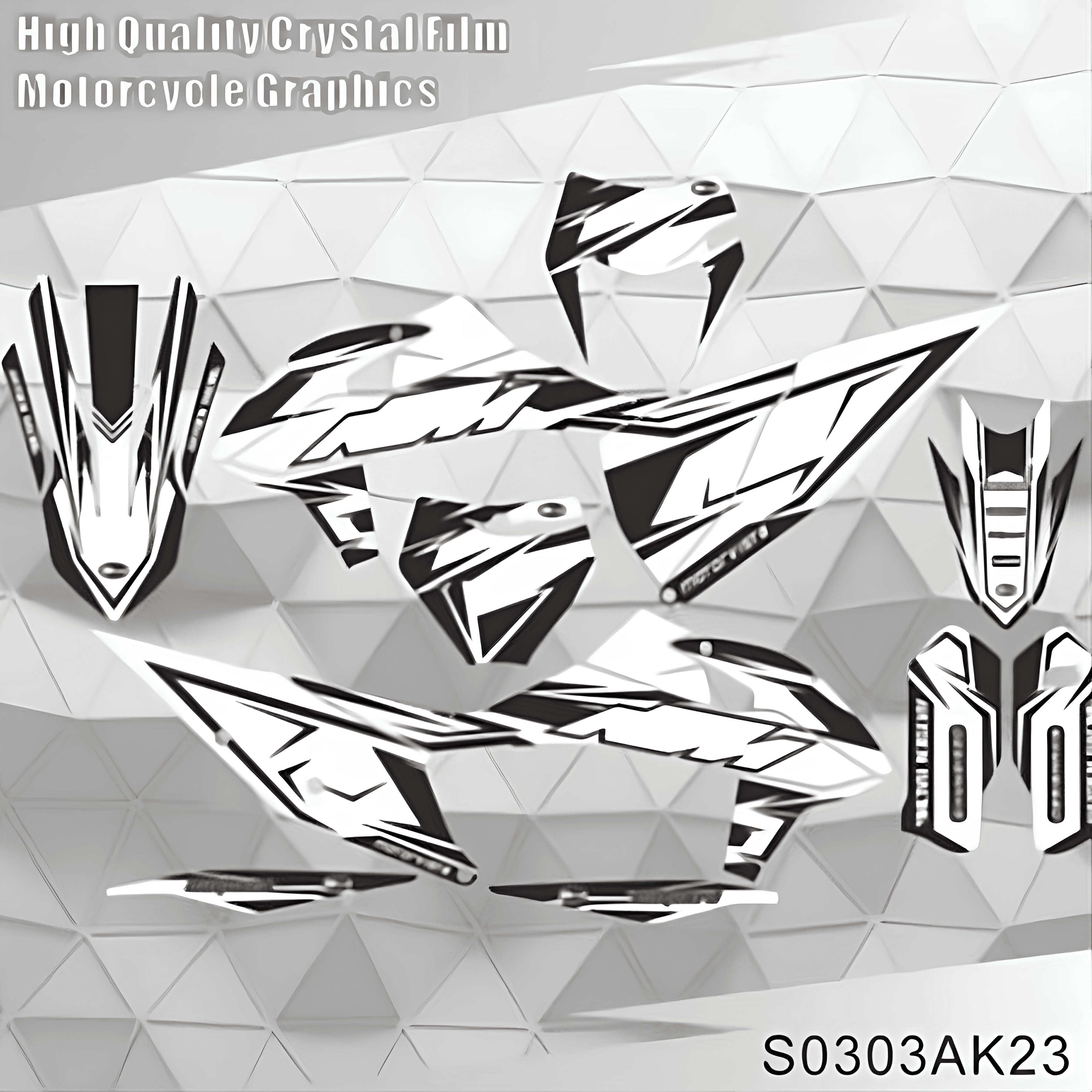 KTM Graphics Kit – White Dream - Prime Racing Components